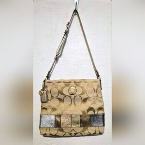 COACH: Metallic File Bag